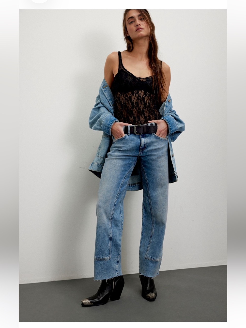 Free People EUC Risk Taker Mid-Rise Jeans Size 29 In Mantra